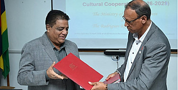 Culture : Rodrigues et Maurice renforcent leur coopération par un protocole d’accord