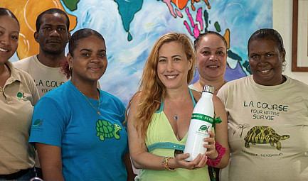 Rodrigues : Myriam Charleins découvre le sanctuaire écologique du Parc François Leguat
