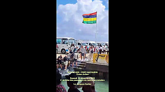 36 heures d'escale pour le bateau de croisière Le Jacques Cartier à Port-Mathurin (Rodrigues)