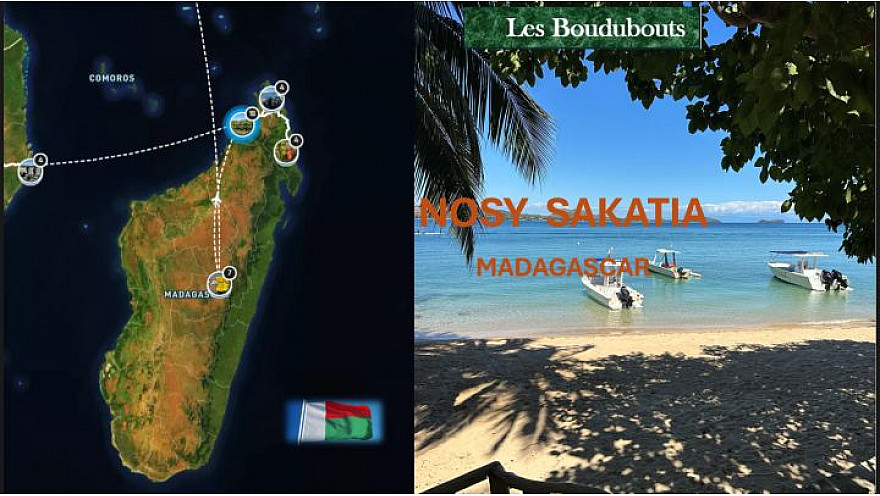 TV Locale de Nosy Bé - avec les Boudubouts nous débarquons chez Fred, heureux propriétaire de Sakatia Passions
